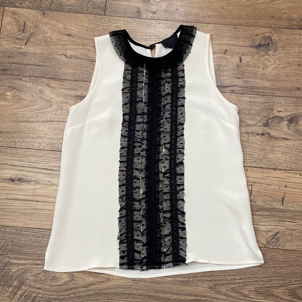 J.Crew Collection Black Lace Blouse